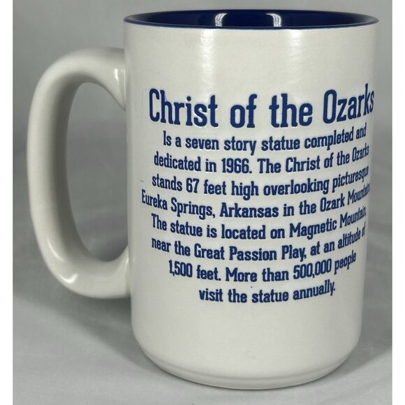 Christ Of The Ozarks  Mug Textured Graphic  Eureka Springs Arkansas - Picture 4 of 7